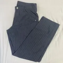 【美品】春夏ストライプ スラックス Mのサムネイル