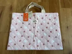 【新品未使用タグ付き】レッスンバッグ　ミッフィー　いちご