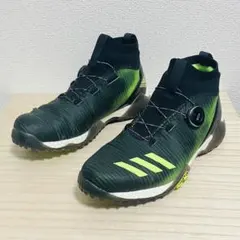 希少 美品 アディダス コードカオス ボア ブラック/グリーン 26