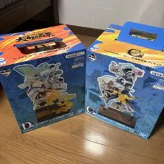 ワンピース一番くじ大海賊百景C,D賞（エース,ロー）セット