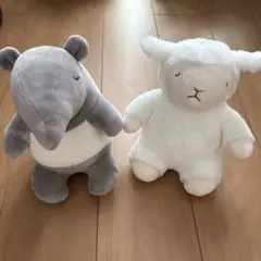 【美品】アフタヌーンティー バク＆ヒツジのぬいぐるみセットのサムネイル
