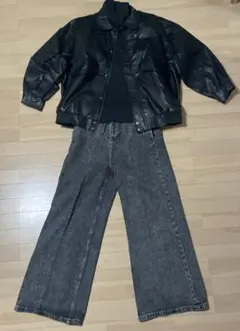 Clel wym レザーブルゾンvintage denim 19646円分のサムネイル