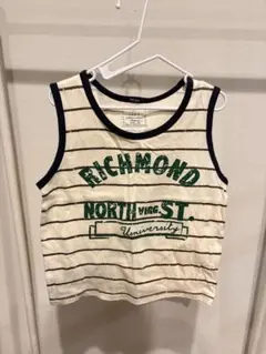 ikka ストライプ タンクトップ 120