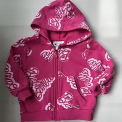 Barbie ロゴプリント フード付きパーカー 2T 80