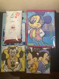 【新品未使用】ミッキーマウス・ミニーマウス タオルセット