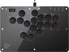 レバーレスアケコン 0遅延 TURBO連射 アーケードコントローラー 16ボタン
