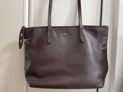 【3回使用】　FURLA ダークブラウン トートバッグ