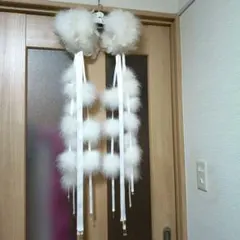 きら様オーダー フューシャピンクの羽バングル&フロート&リボン