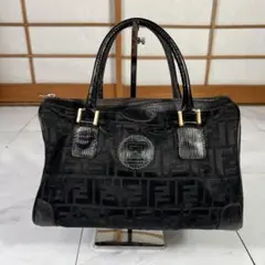 FENDI ズッカ柄 ハンドバッグ ミニボストン - メルカリ