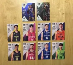 Bリーグカード10枚セット　浅井修伍、トレイ・ボイド他