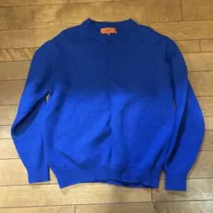 ROSSO Lサイズ 青 モヘアニット