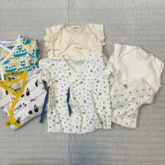 ベビー肌着　ロンパース　6点セット　ファミリア　プチバトー