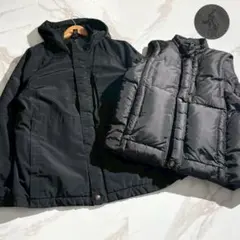 超希少 ポロバイラルフローレン ダウンジャケット ライナー ポニー刺繡 ブラック