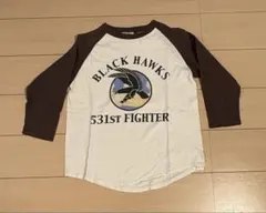 フェローズ　ラグラン 七分袖 ミリタリー　Tシャツ　　Sサイズのサムネイル