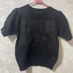 GORGE エンボス半袖ニット ブラックのサムネイル