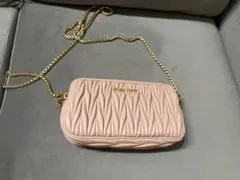 ミュウミュウ miumiu マテラッセ チェーンショルダーバッグ