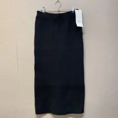 新品　神戸レタス　低身長さん高身長さんも選べる3丈ストレッチリブニットスカートのサムネイル