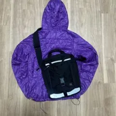 old porter ポーター　黒　ブラック　メッセンジャーバッグ　古着　y2k