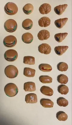 ミニチュアフード ボタンセット