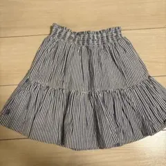 青と白のストライプ スカート　ラルフローレン　5歳