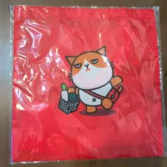 非売品　Y!mobile ふてニャン エコバッグ レッド　未開封のサムネイル