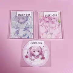 うさ城まに ウェブポン アクリルカード ステッカー