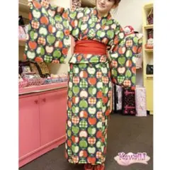 平成 スイマー ロマンチック浴衣 りんご レトロ ロリィタ クラシカルのサムネイル