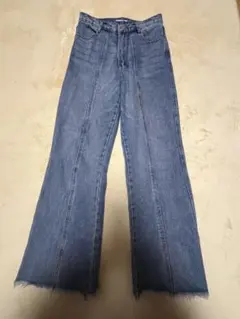 フレアデニム ブルー