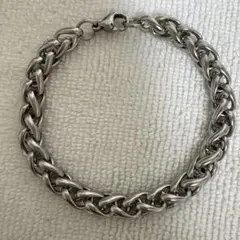 竜骨シルバーブレスレット（長さ19㎝）