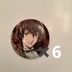 ⑥ペルソナ5 アニメイトカフェ 缶バッジ 明智 吾郎 コラボ - メルカリ