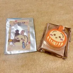 ちいかわうさぎ　もぐもぐ本舗川越　ノベルティクリアカード、アクスタ２点セット