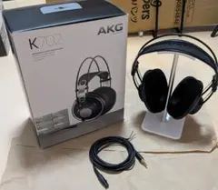 美品 AKG K702 リファレンス スタジオヘッドホン 開放型 有線 - メルカリ