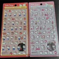 正規品 ボンボンドロップ シール ミニ ハローキティ レッド ピンク 2枚セット