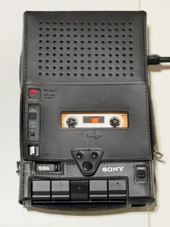 SONY メタルボディ モノラル カセットレコーダー TC-1100B ブラック