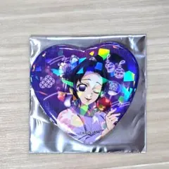 鬼滅の刃 ナムコ ハート缶バッジ　胡蝶しのぶ