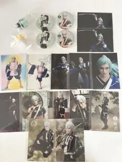 ミュージカル刀剣乱舞　刀ミュ　源氏双騎　ブロマイド　缶バッチ　髭切　膝丸