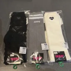 【新品☆22-24cm】JENNI ハイソックス　ニーハイ靴下 3足セット　②