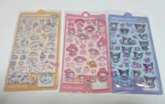 サンリオシール　クロミ　マイメロディ　シナモロール　ぷくぷくシール