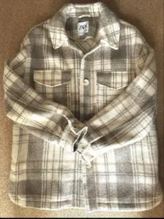 ZARA チェック柄 ジャケットコート