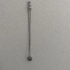 DIESEL シルバー チェーンネックレス リング付き