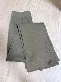 nano universe リブパンツ カーキ フリーサイズのサムネイル