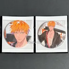 BLEACH　LAMコラボ　缶バッジ　黒崎一護　2点セット