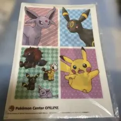 2005年当時物 ポケモンセンター 公式 キャラ クリアファイル A4サイズ