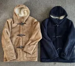 RAGEBLUE フェイクムートンダッフルコート ボア 2点セット