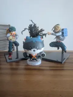 【豪華4体セット】黒デク / 制服姿デク・爆豪 / ちいかわコラボ フィギュア