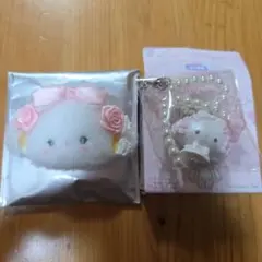 サンリオ◇こぎみゅん/ホワイトフリル シークレットマスコット/ストラップ/2点