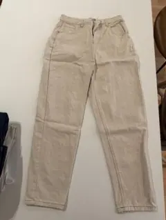 ストレートデニム パンツ アイボリー Mのサムネイル
