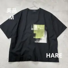 ハレ TRフォト プルオーバー シャツ 黒 M 半袖 Tシャツ オーバーサイズのサムネイル