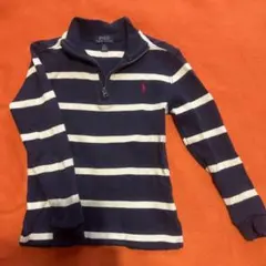 Polo Ralph Lauren ボーダーハーフジップトップス