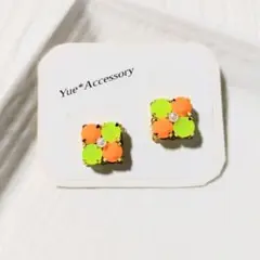 S-103　ハンドメイド☆ビジューピアス／イヤリング